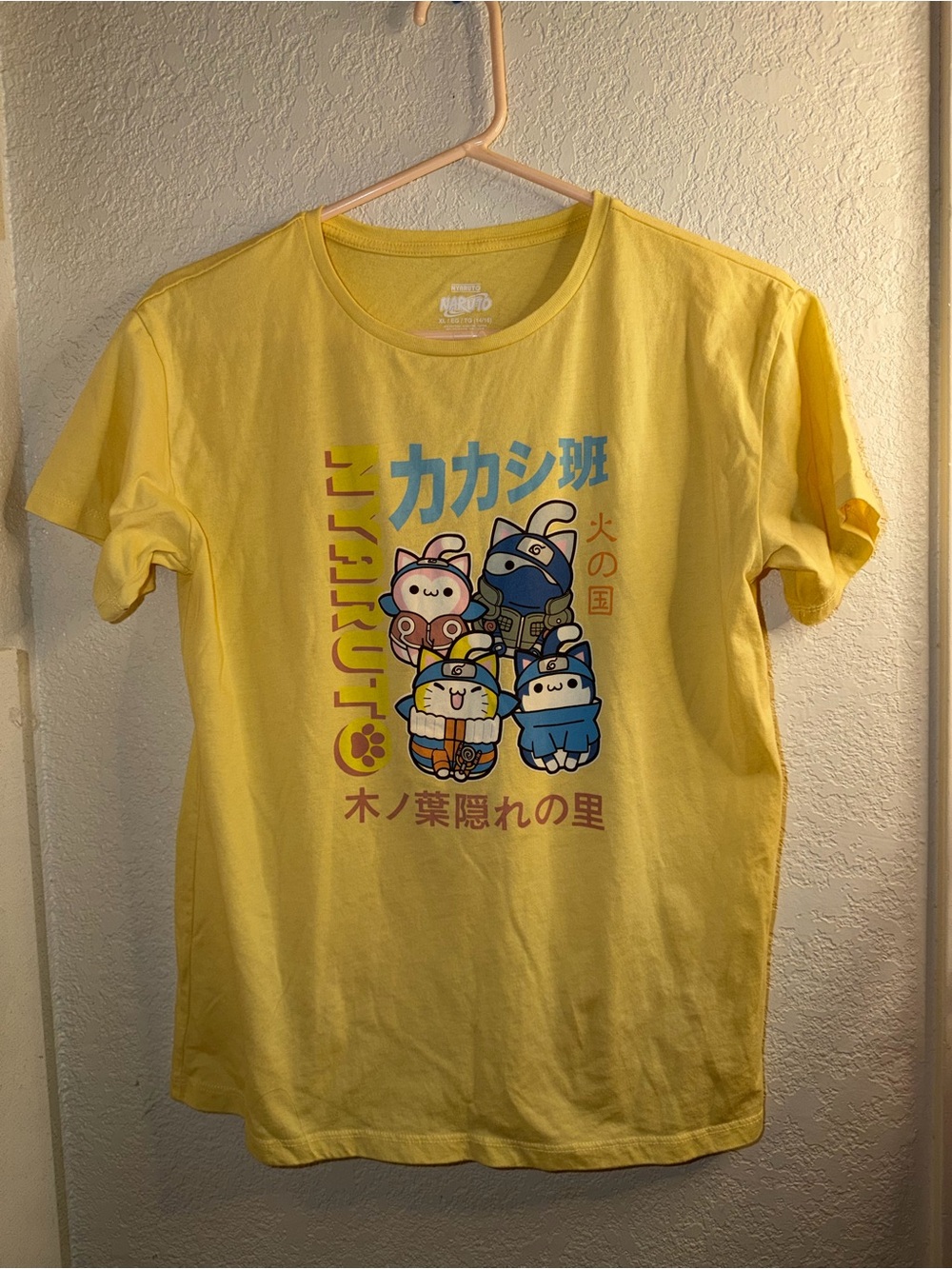 Yellow Kids Short Sleeve Graphic Tee with Cute Character Print